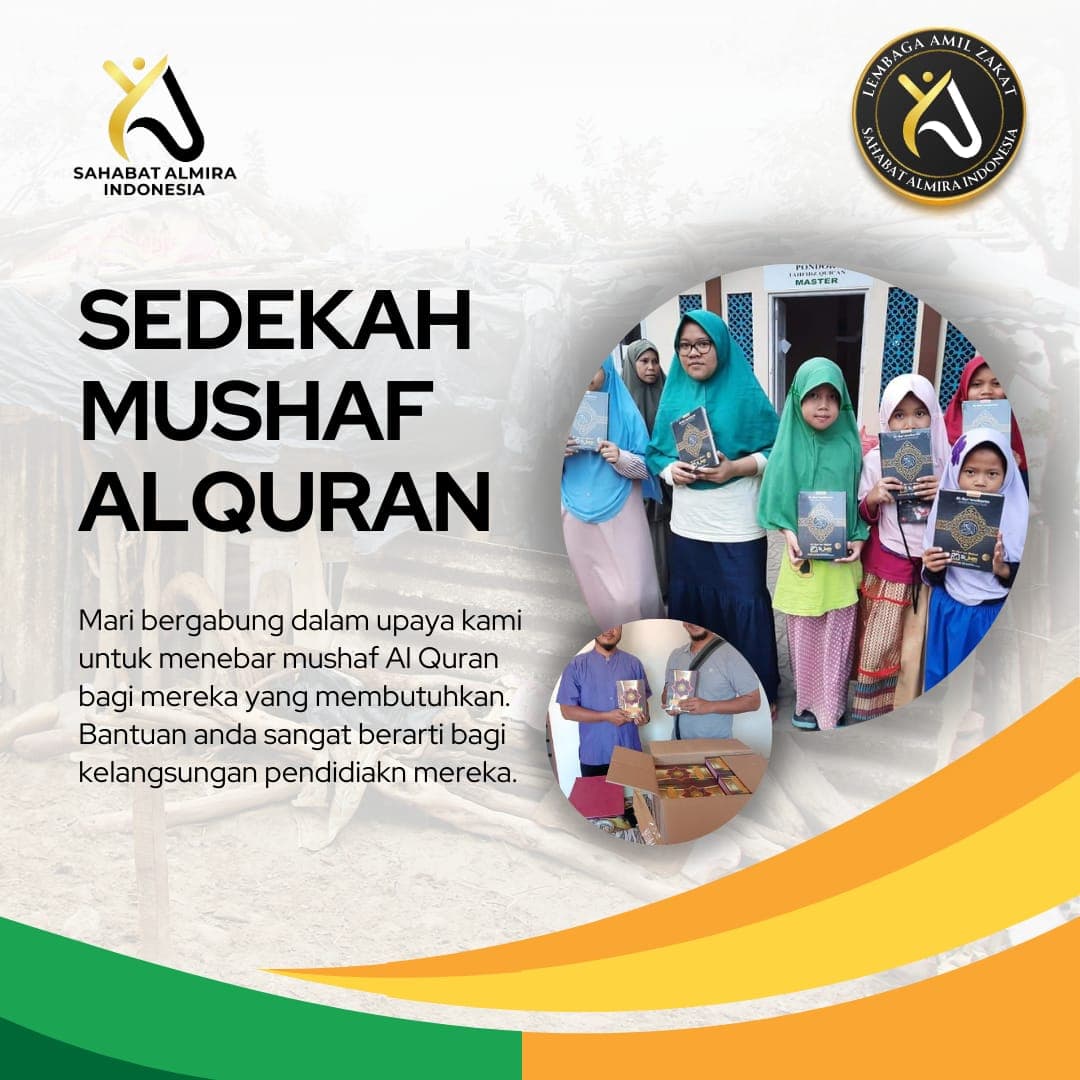 Sedekah Jariyah Mushaf Al-Quran
